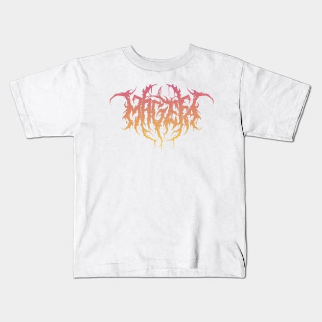 MAGEFA-New Logo Vibrant on White Kids T-Shirt by MAGEFA- Merch Store on TEEPUBLIC